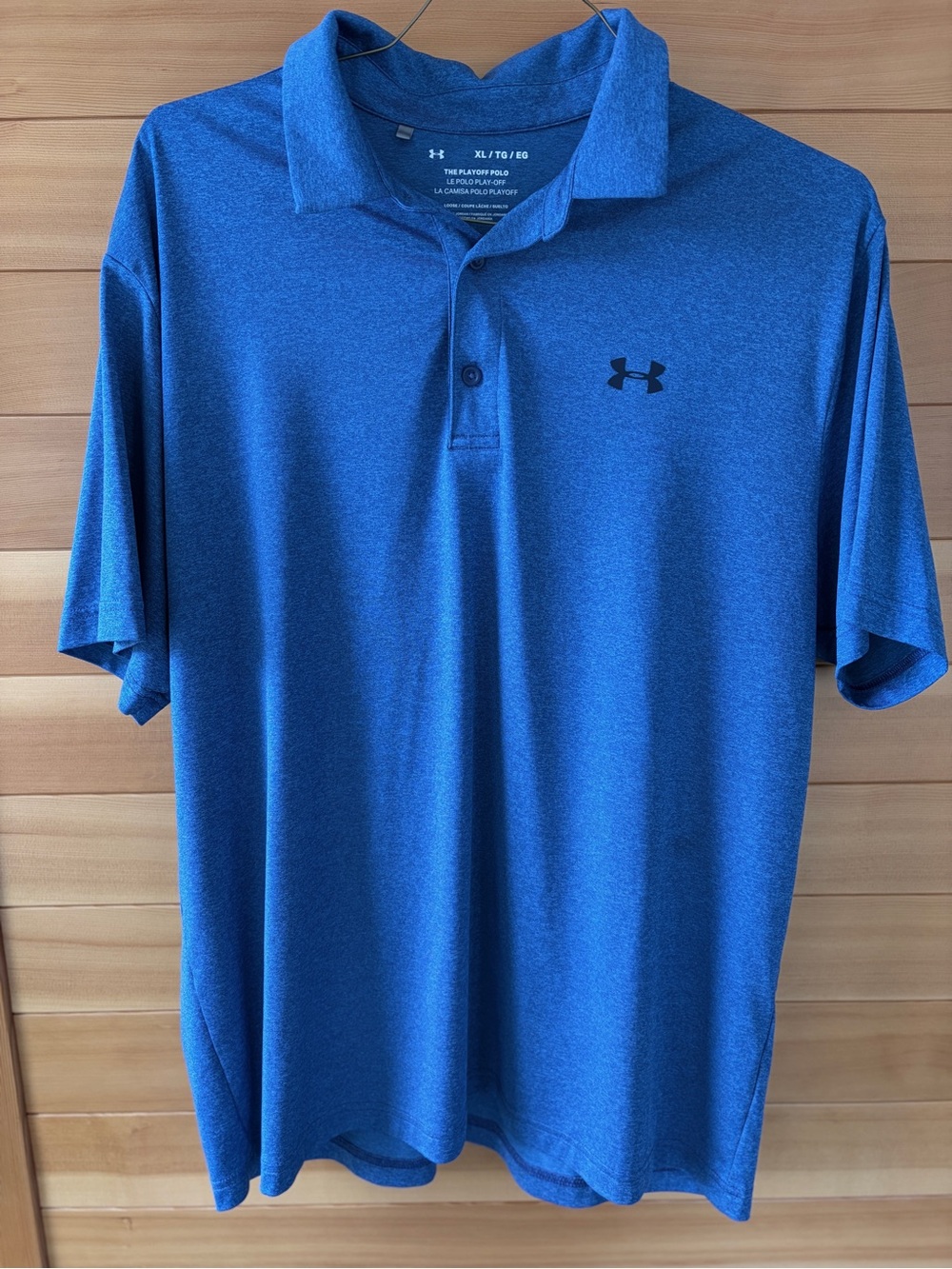 Under Armour Men's Royal Blue Polo Performance Shirt